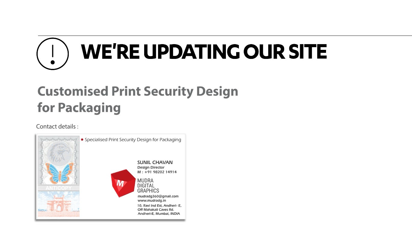We're Updating Our Site